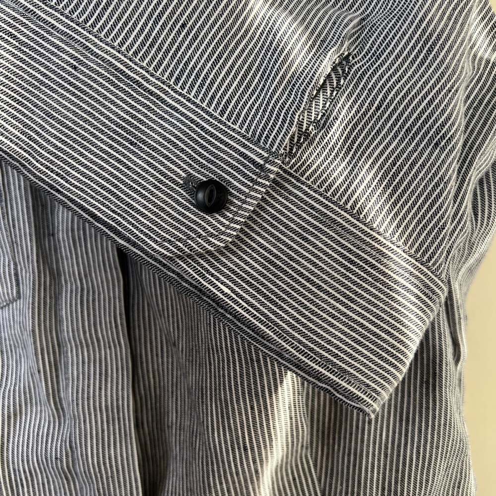 NWT🥼rag & bone Navy Stripe Surplus Romper SZ-10 - Picture 7 of 15
